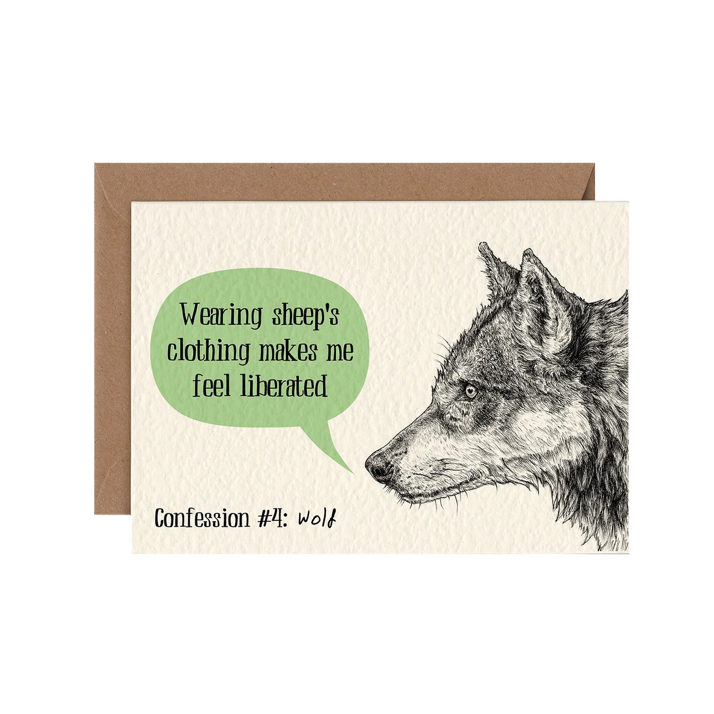 Wolf Confession Card