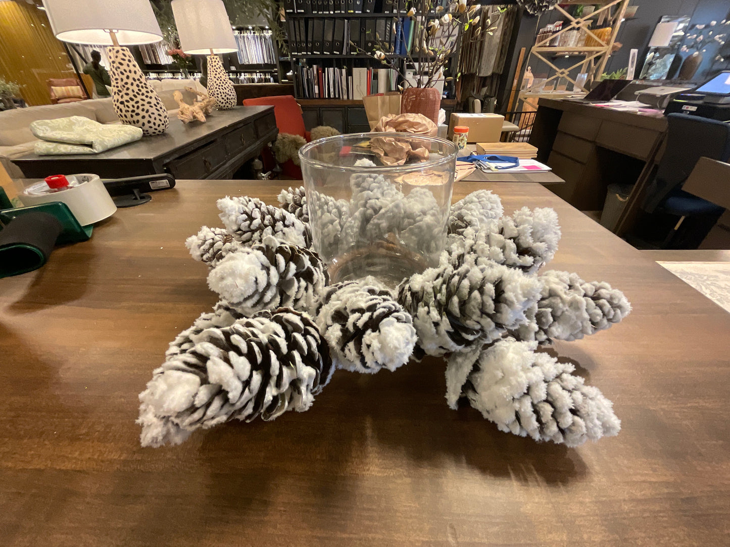 Pinecone Candleholder