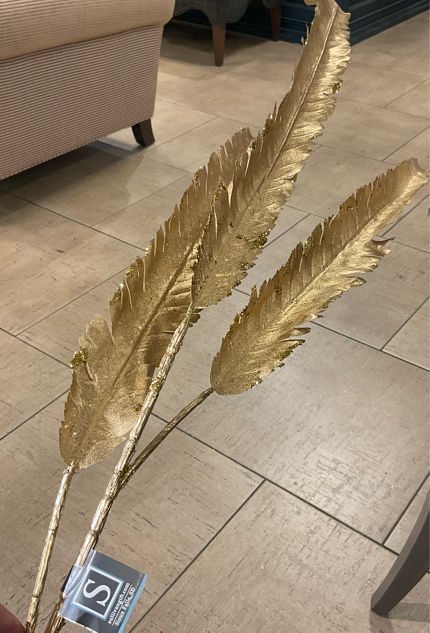 Gold Feather Stem
