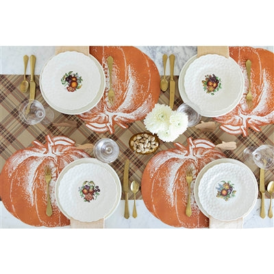Die-Cut Pumpkin Placemat- 12 Sheets