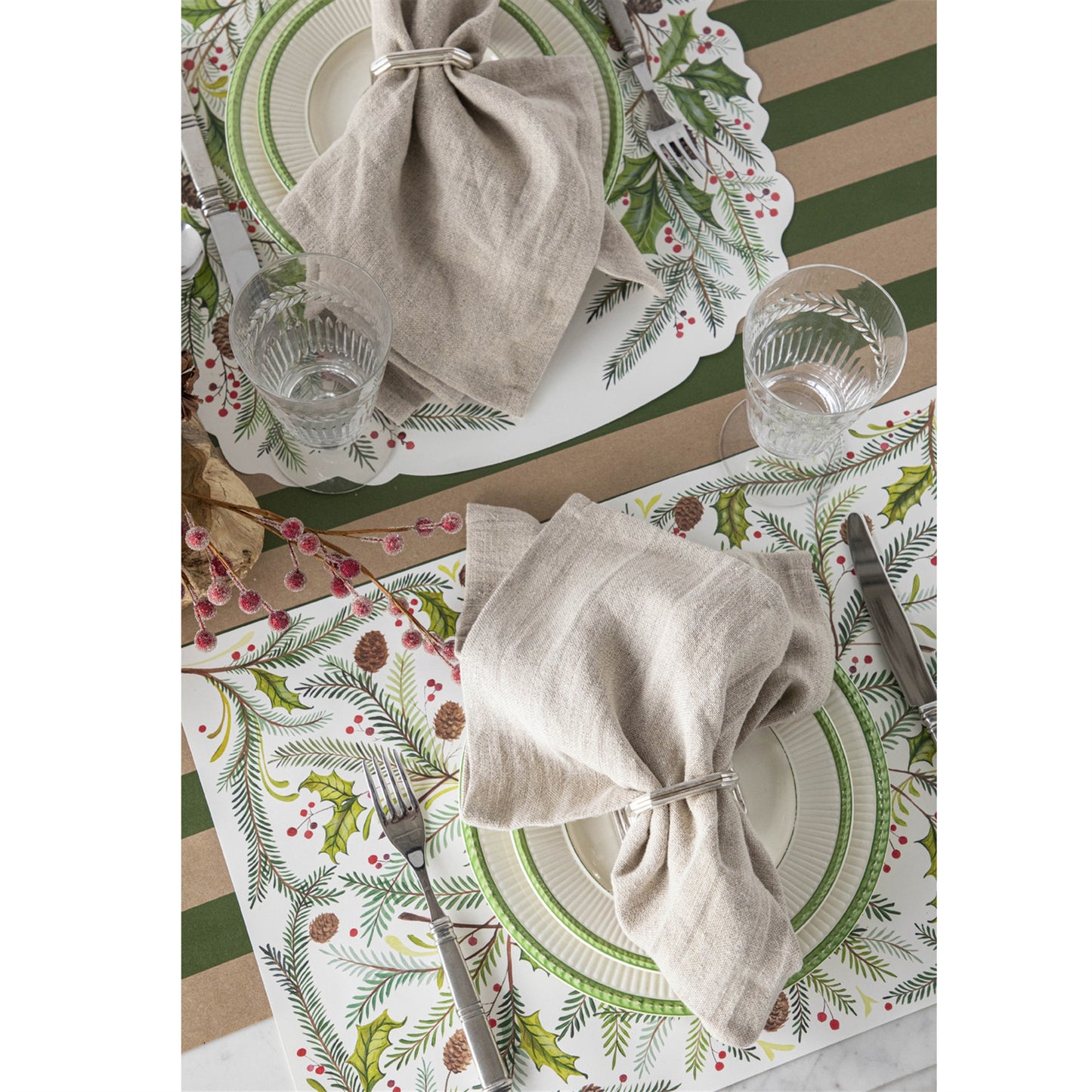 Christmas Sprigs Placemat - Pad of 24 Sheets