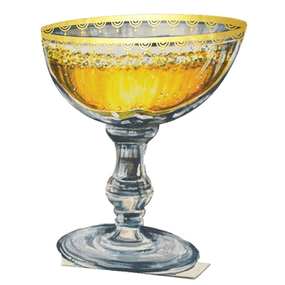 Champagne Coup Place Card- 12 pk