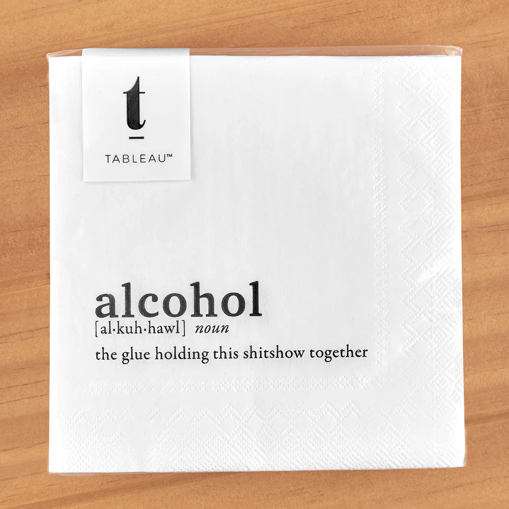 Beverage Napkin- Alcohol