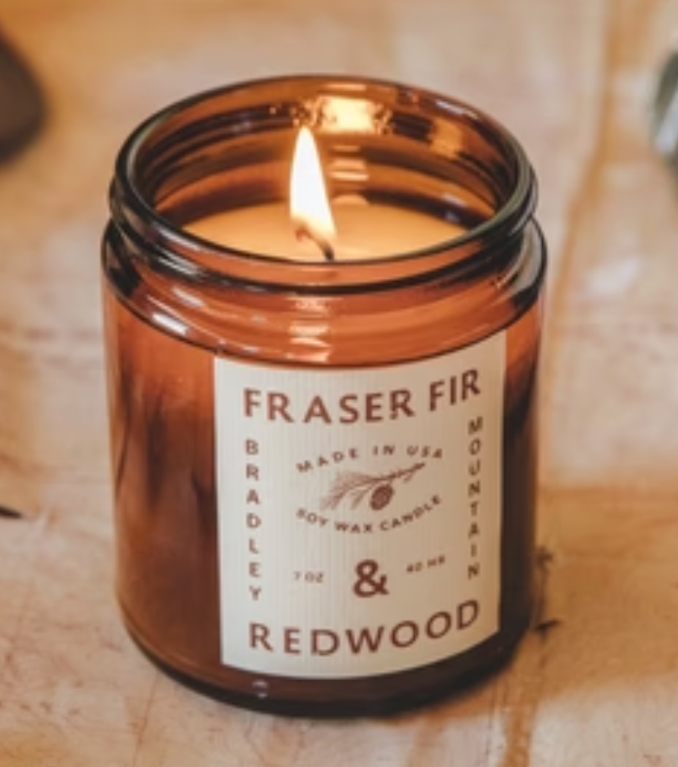 Fraser Fir & Redwood Candle