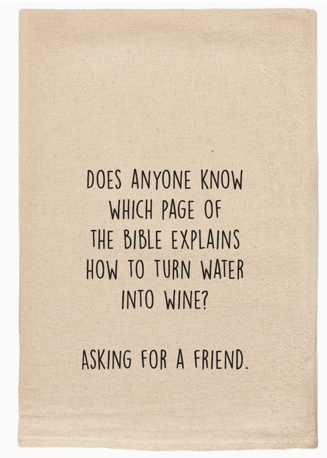 Water into Wine Tea Towel