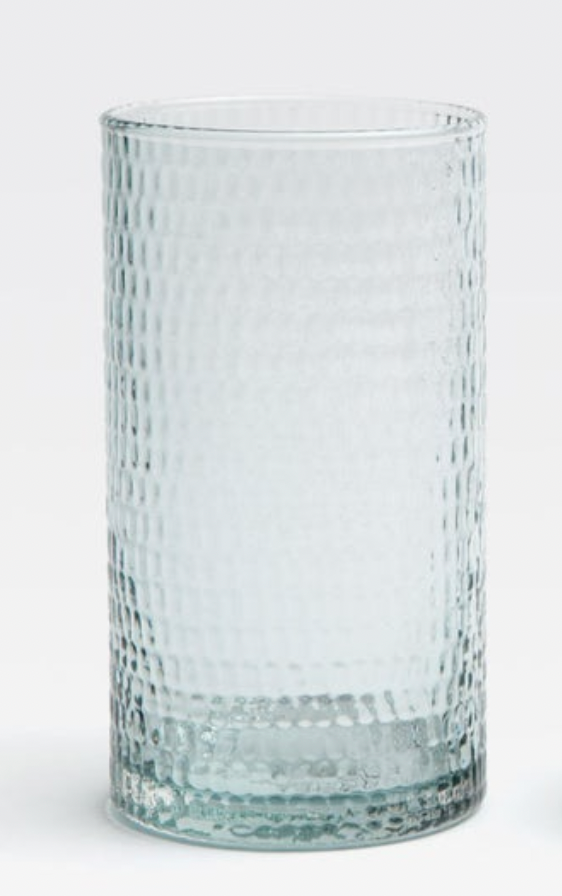 Hand Blown Gray Highball