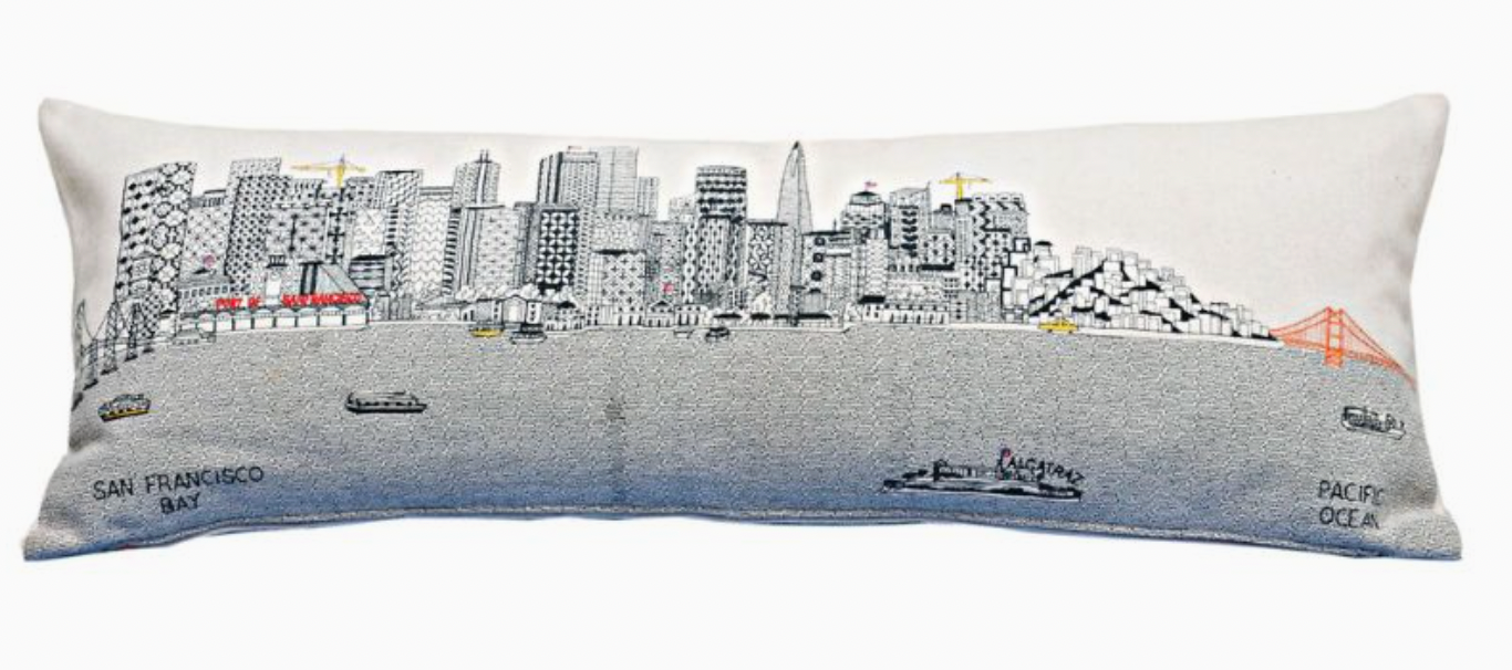 San Francisco Pillow 24 x 14 - Day