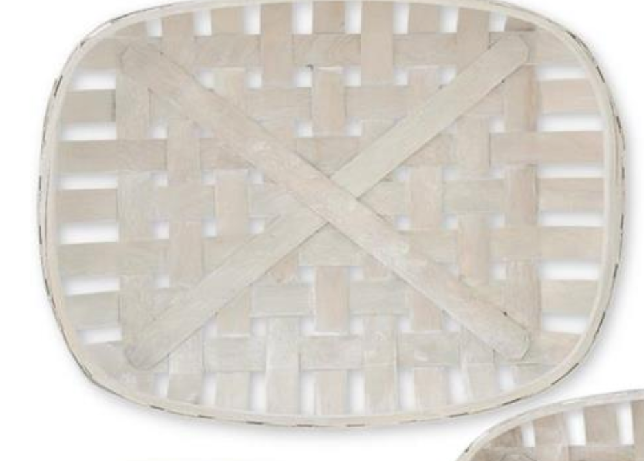 Gray Tray Basket, LG