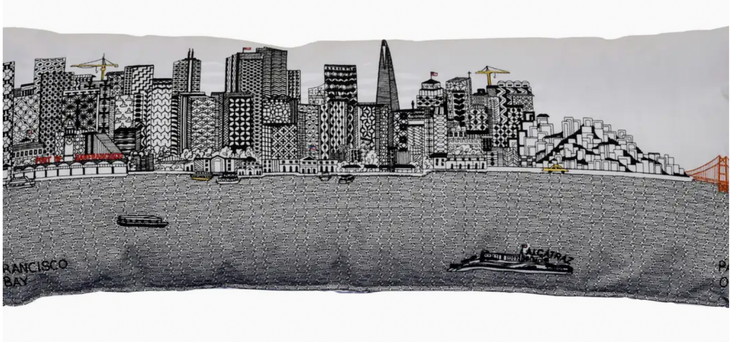 San Francisco Outdoor Pillow Ivory