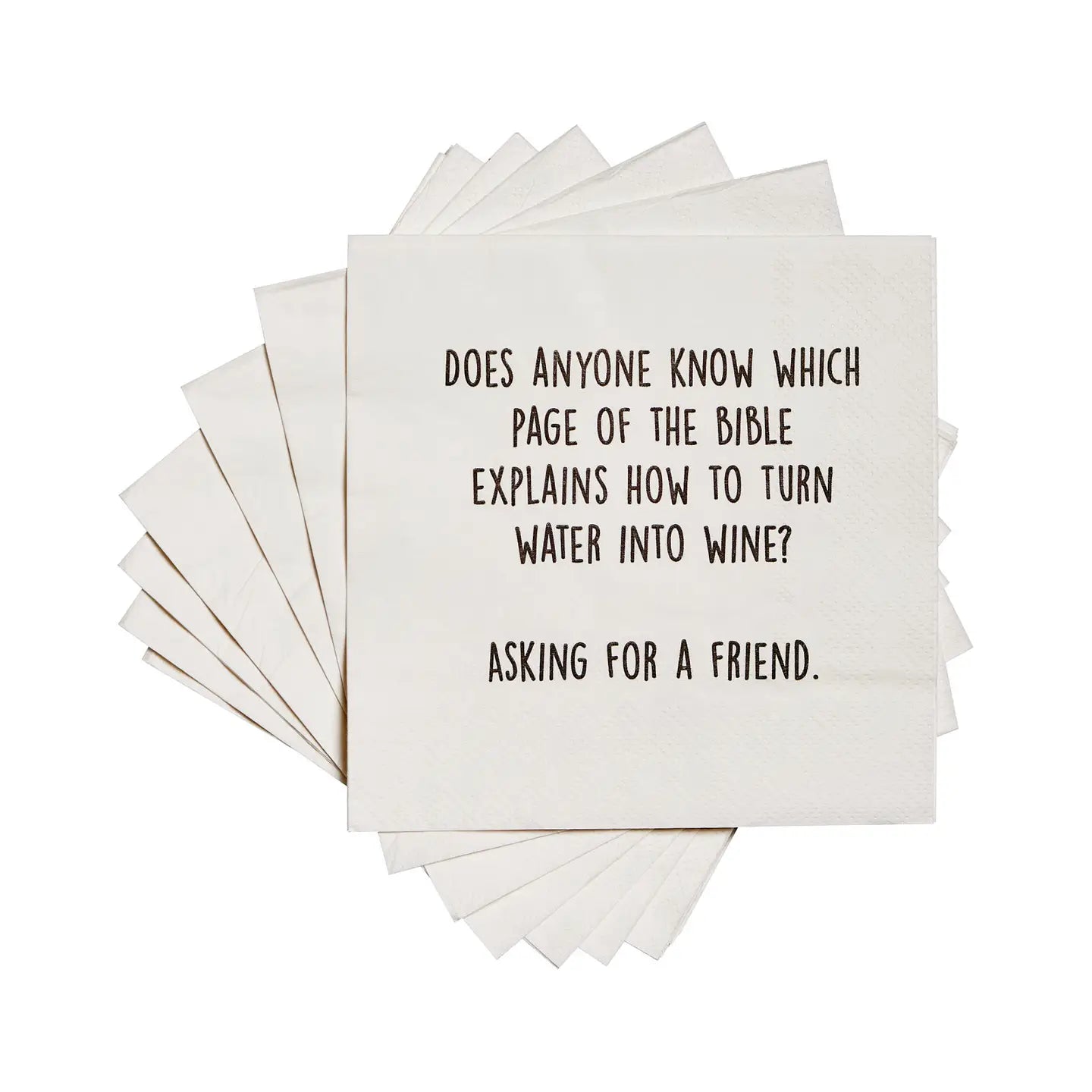 Water into Wine Napkin- 20 pk