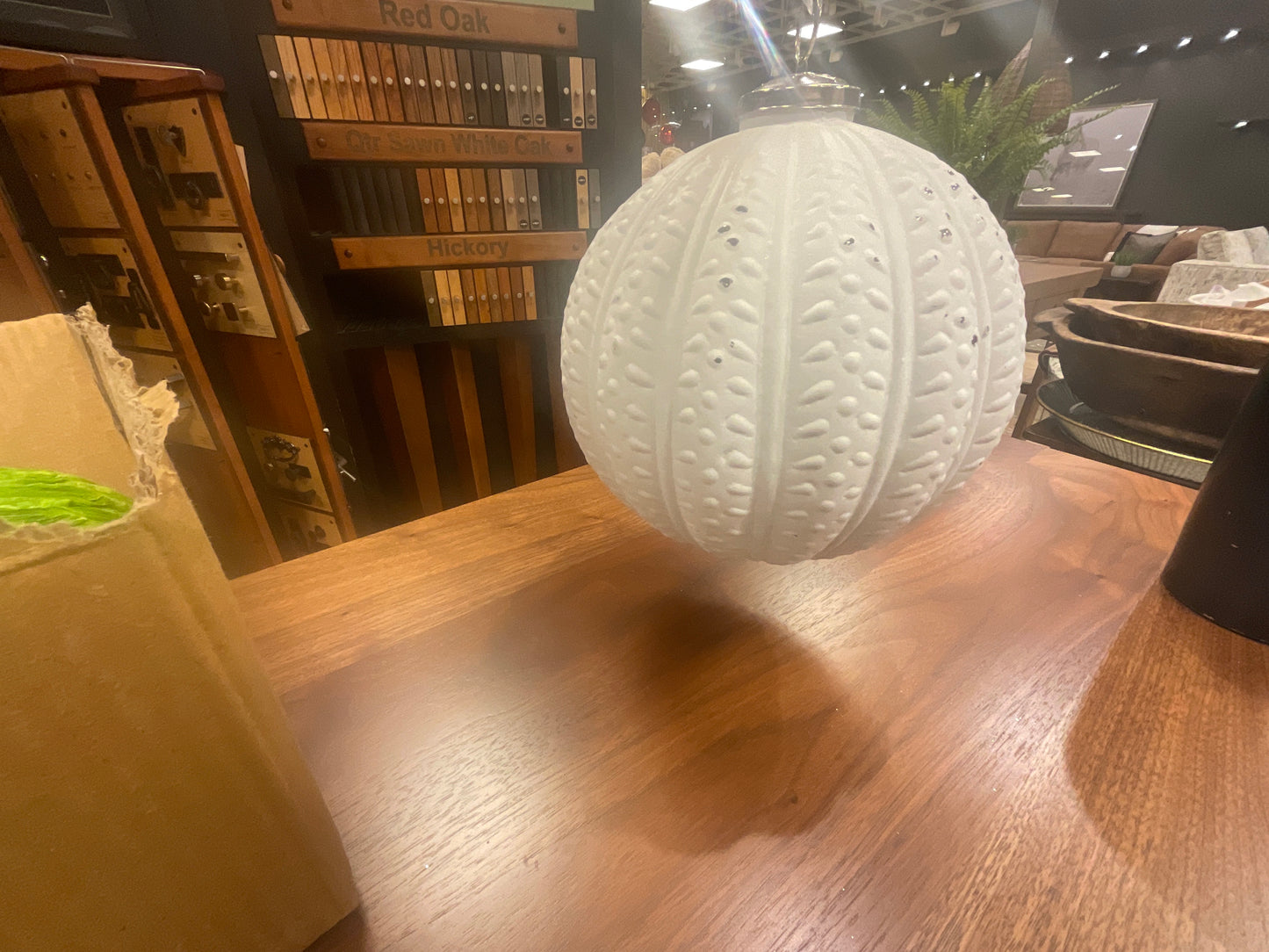 Large White Ornament