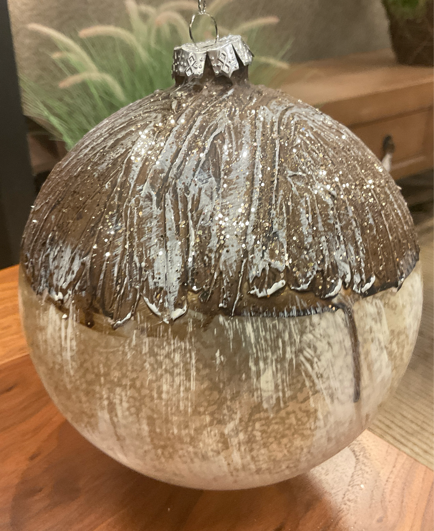 7” Birch Bark Ornament
