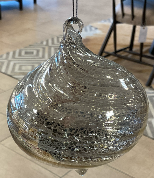 Iridescent Swirl Ornament