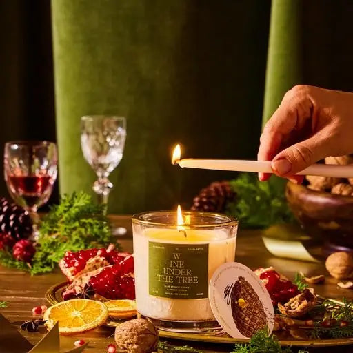 Rewined Wine Under the Tree Candle 10 oz