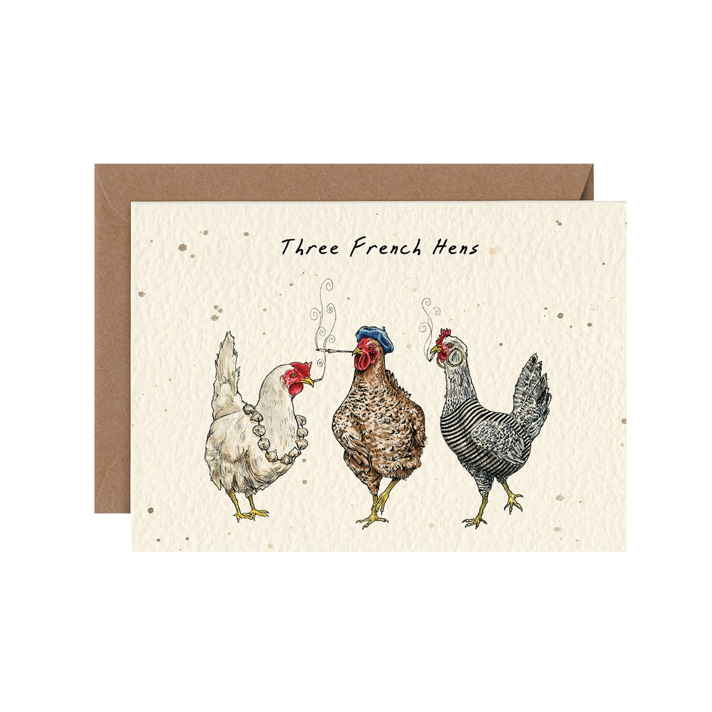 Three French Hens Card