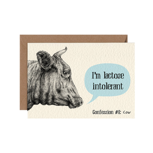 Lactose Intolerant Card