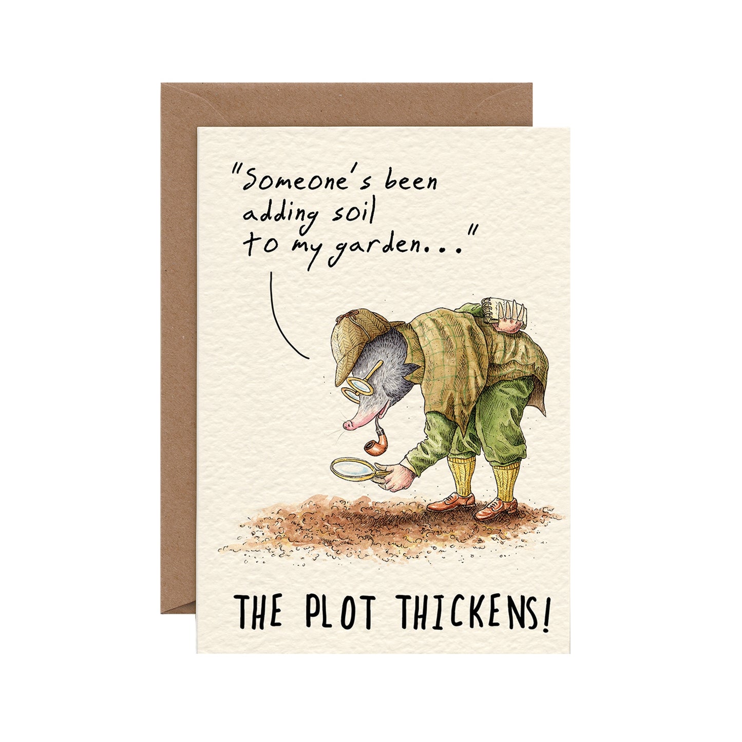 The Plot Thickens Card