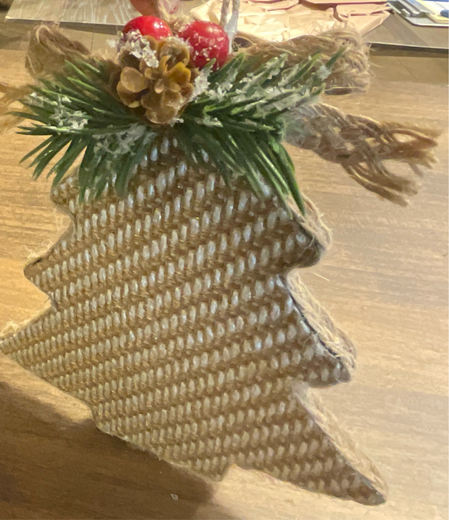 Burlap Ornament