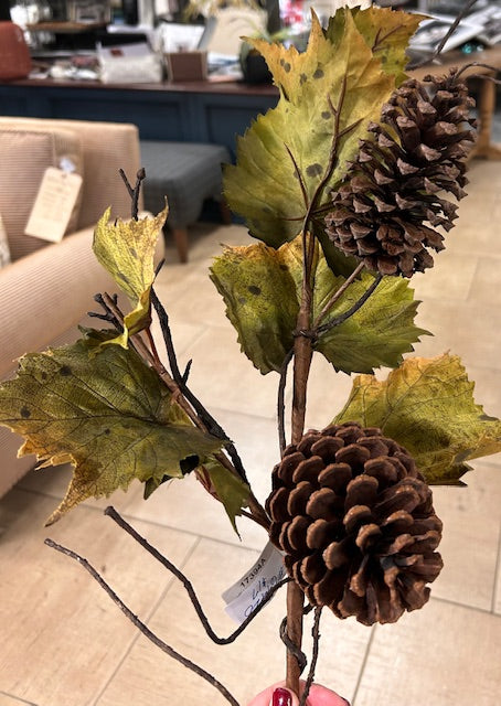 Fall Pine Cone Stem