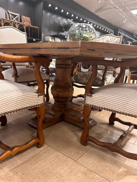 Square to Round Game Table