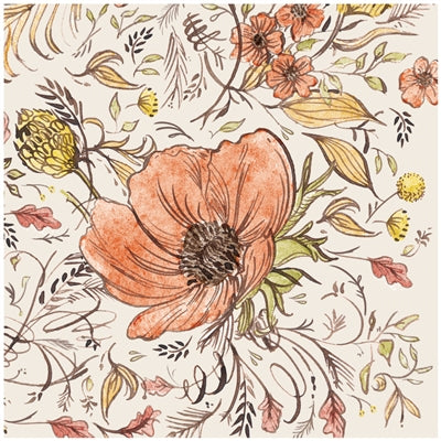Autumn Arrangement Cocktail Napkin- 20 pk