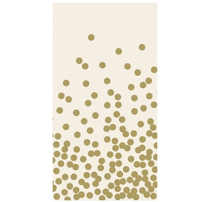 Gold Confetti Guest Napkin- 16 pk