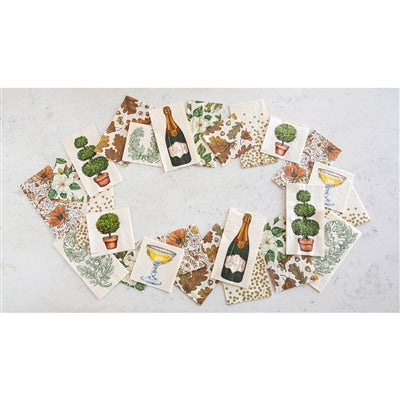 Autumn Leaves Cocktail Napkin- 20 pk
