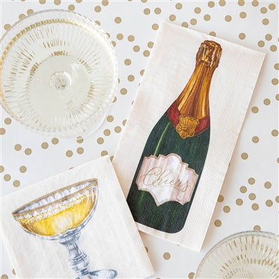 Champagne Guest Napkin- 16 pk