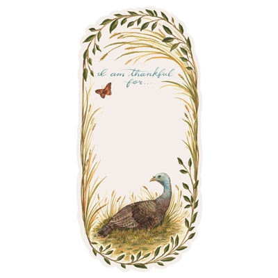 Thankful Turkey Table Card- 12pk