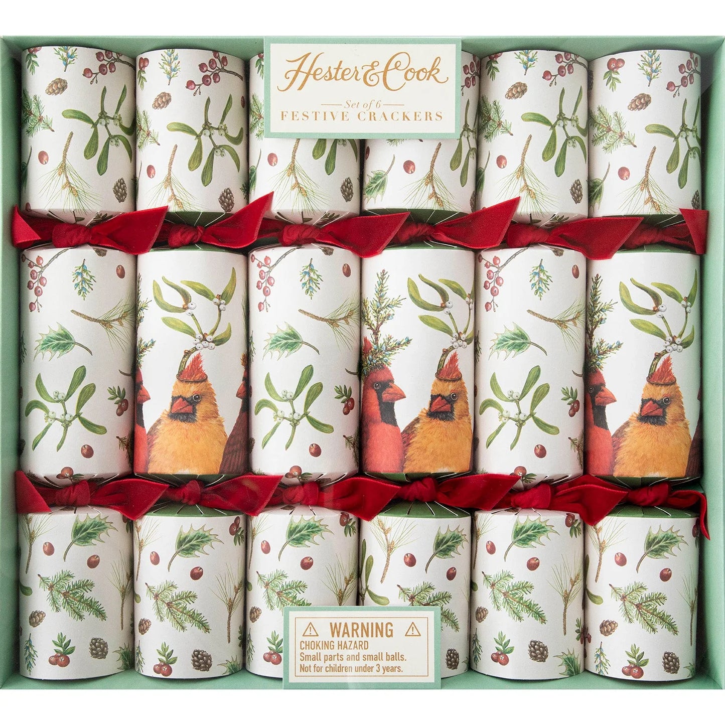 CARDINAL PARTY CRACKERS