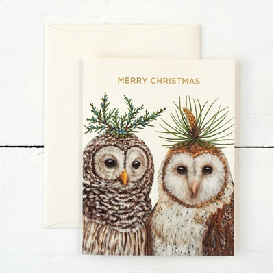 Winter Owls Card