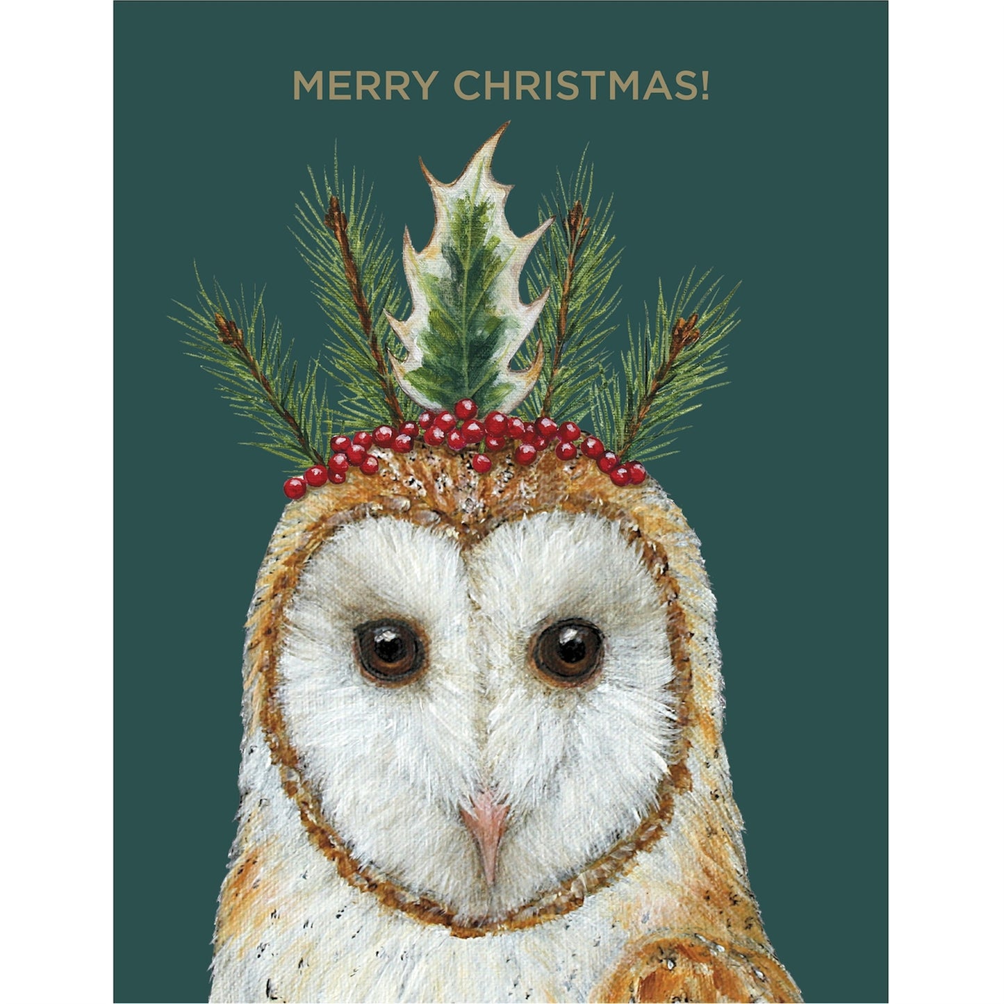 Christmas Owl Card w/ Foil