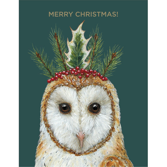 Christmas Owl Card w/ Foil