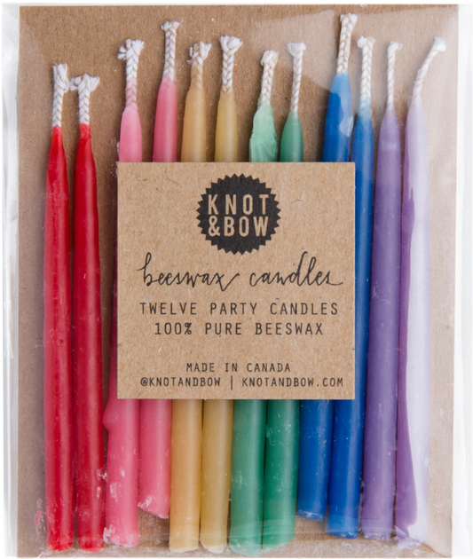 Beeswax Birthday Candles