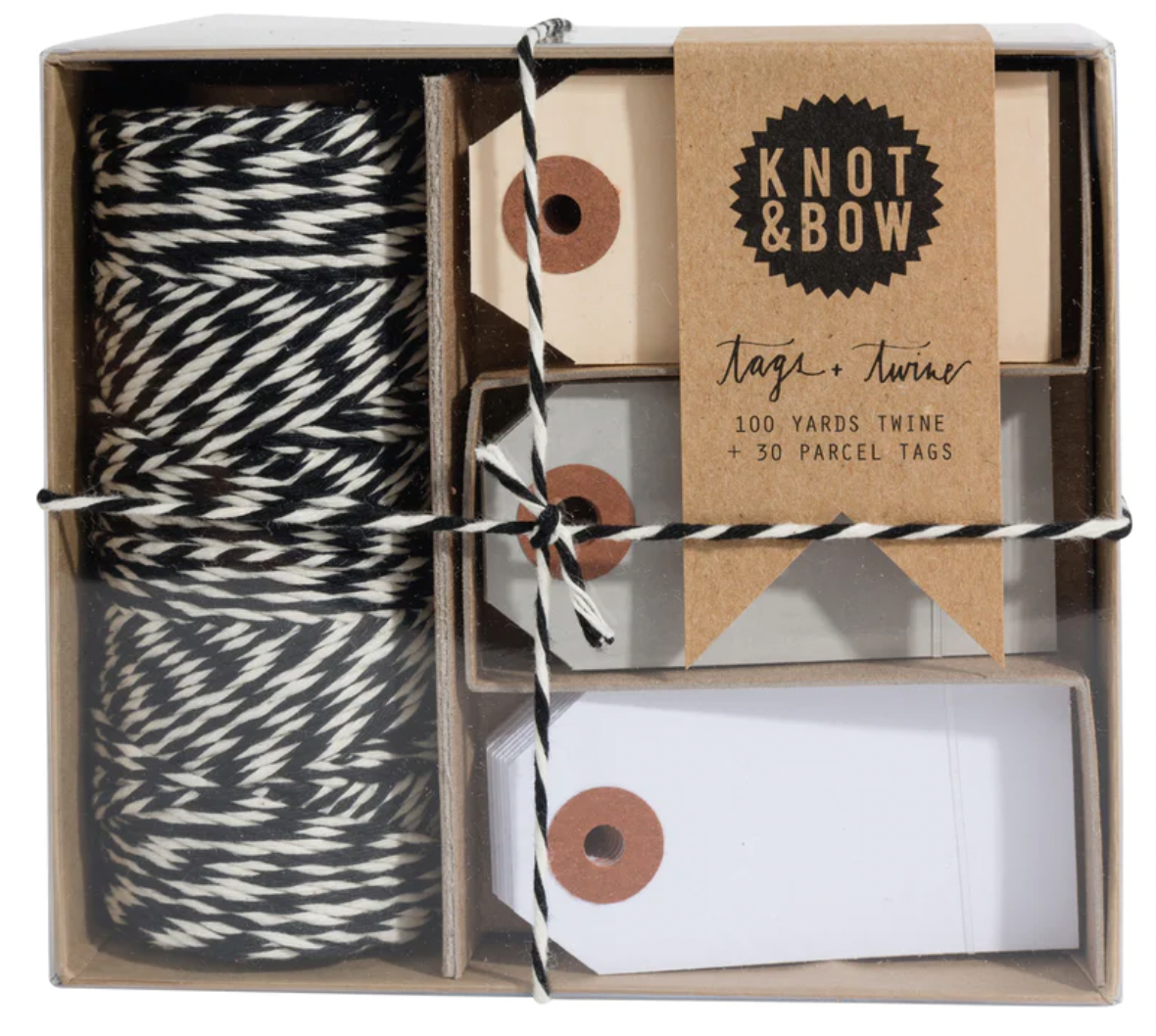 Silver/Classic Tag & Twine
