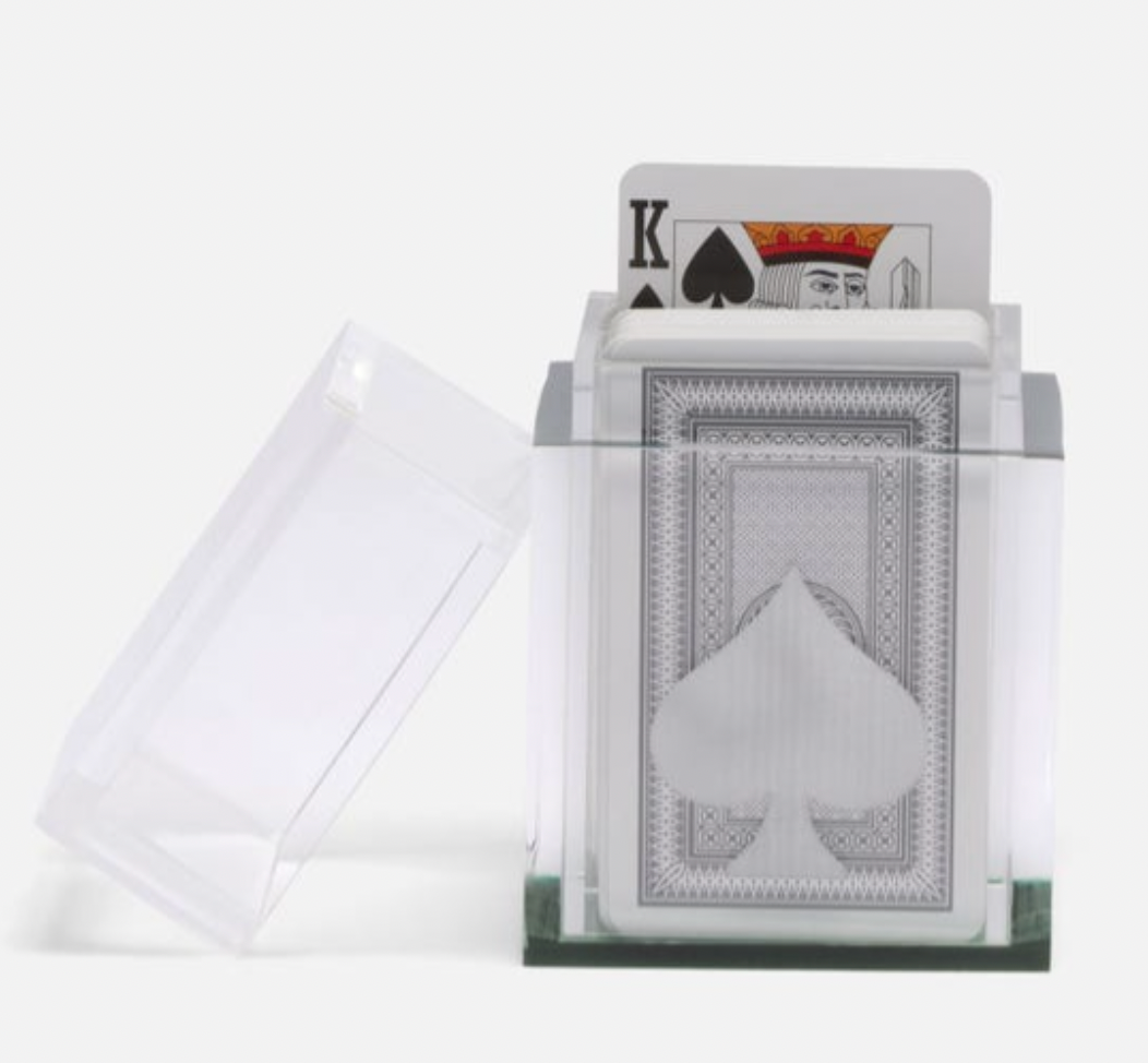 Cards in Clear Acrylic Box