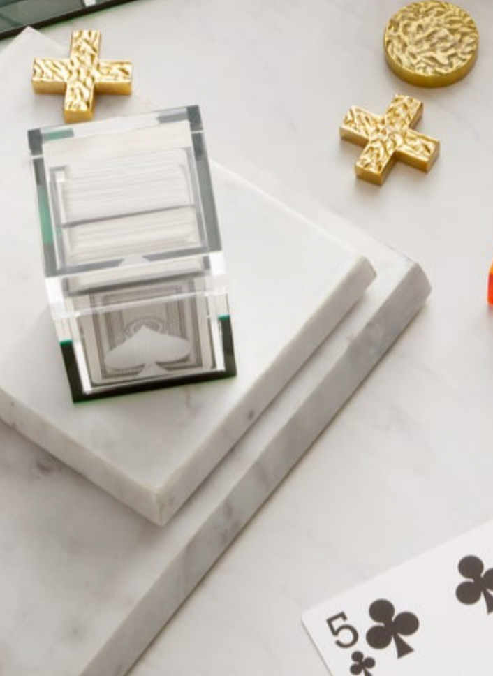 Cards in Clear Acrylic Box
