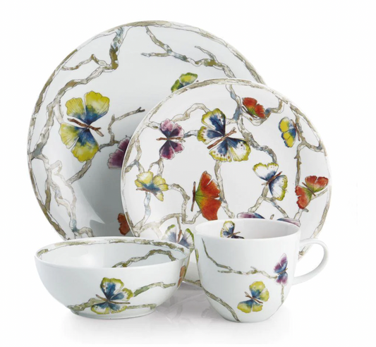 Butterfly Ginkgo 4-pc Dinner Set