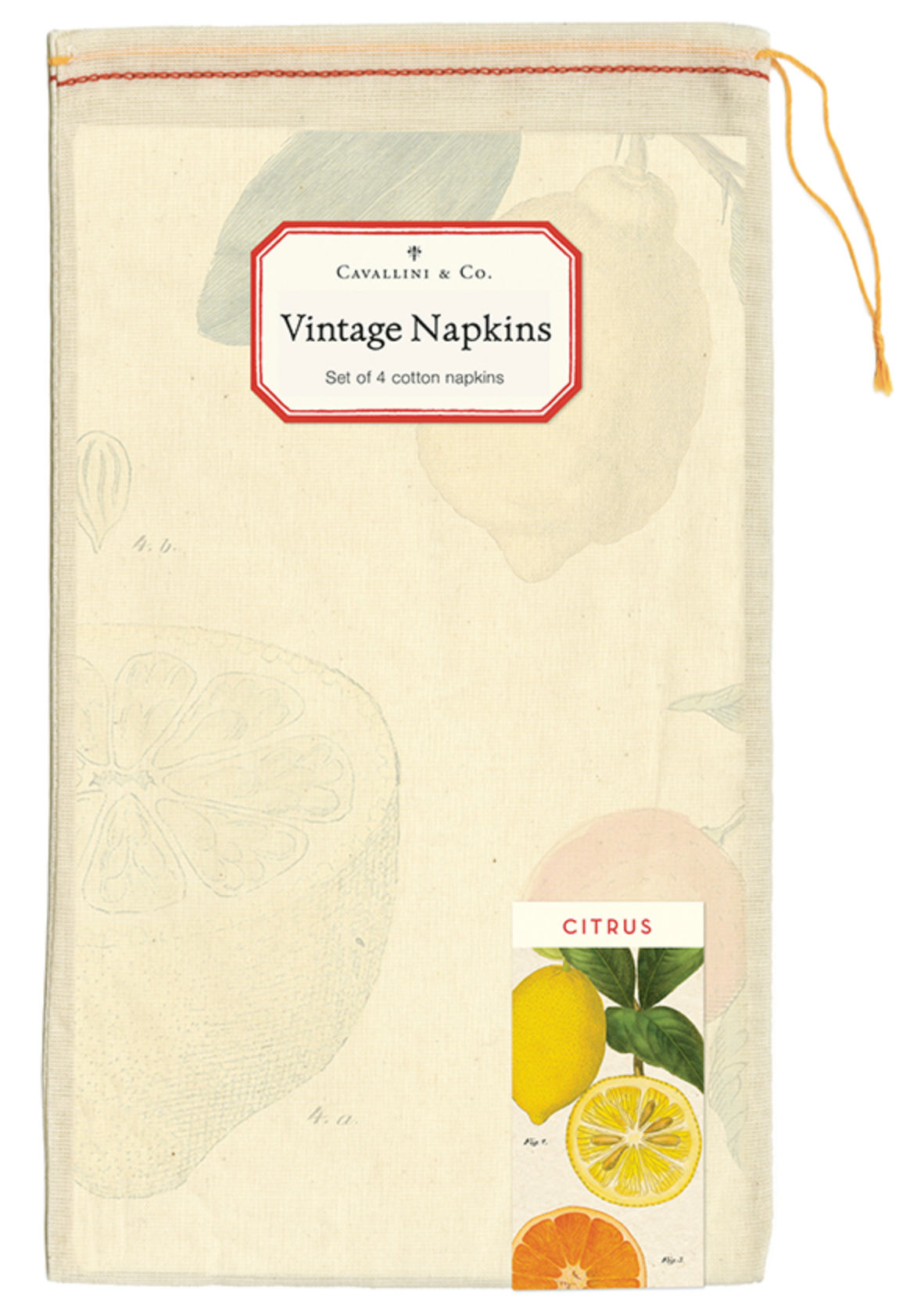 Citrus Napkins S/4