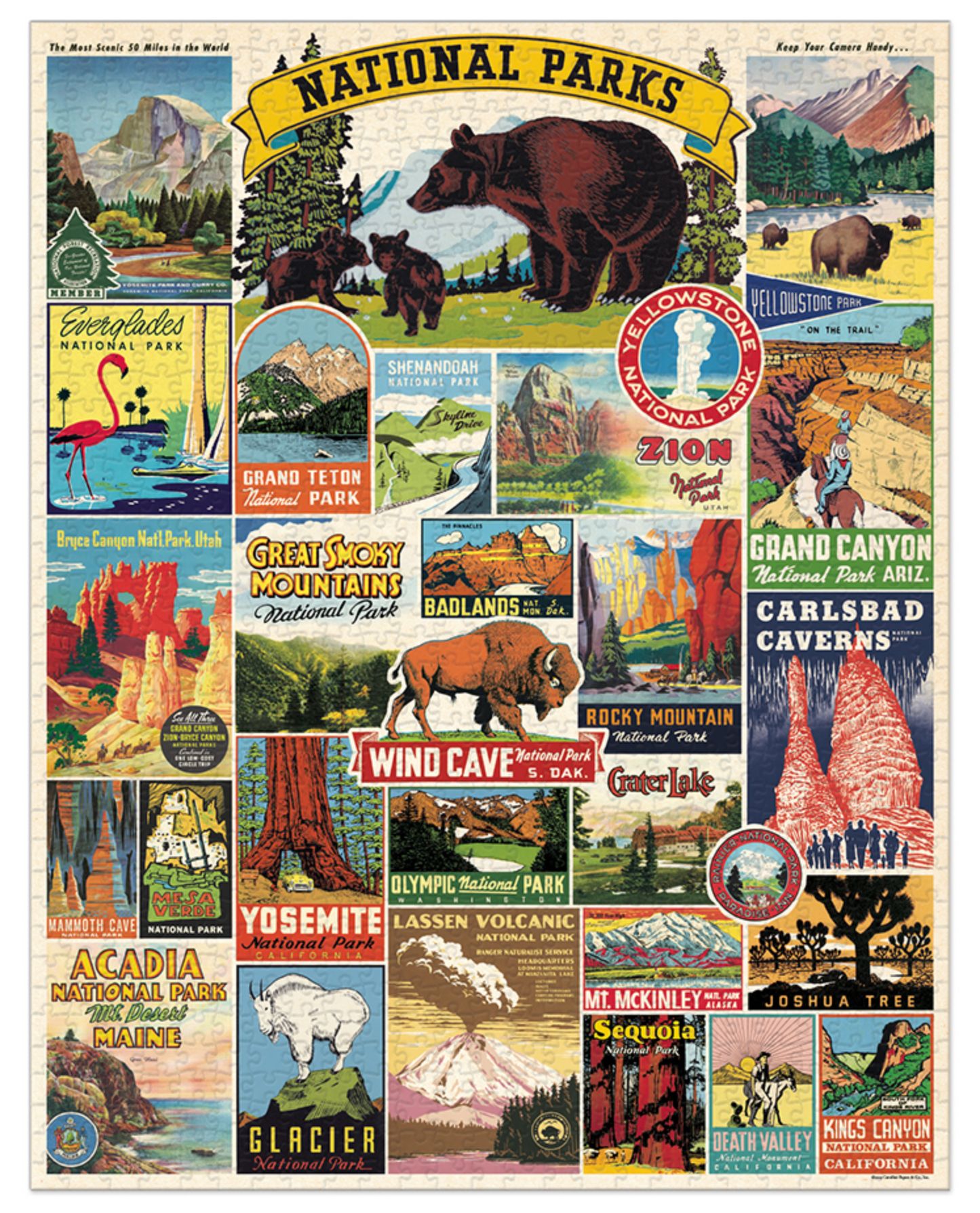National Parks Puzzle 1000 Pc