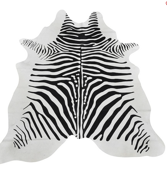 Zebra Hair on Hide