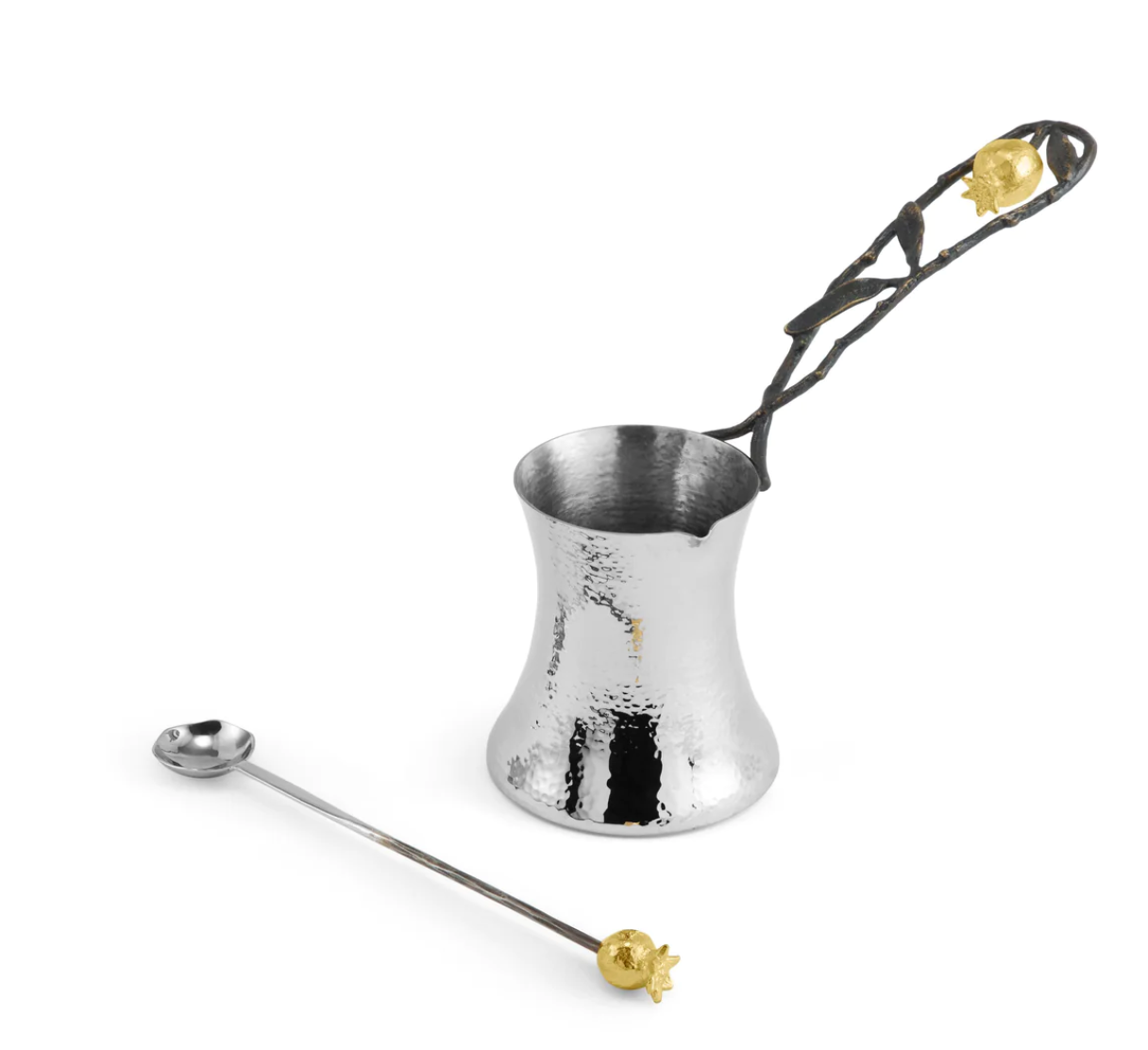 Pomegranate Coffee Pot w/Spoon