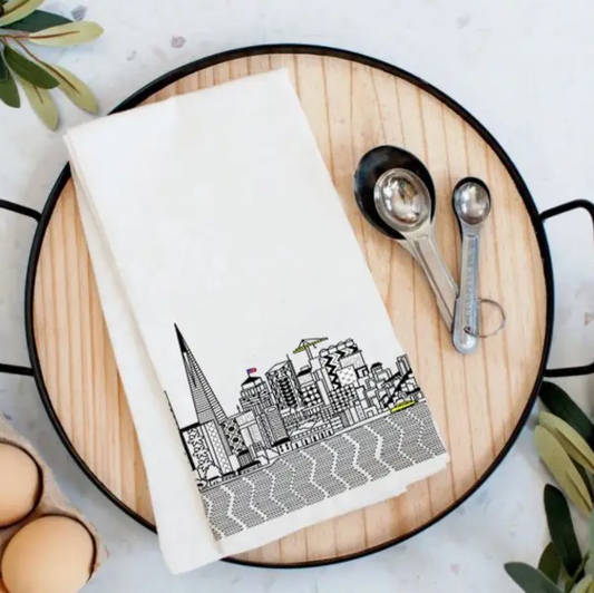 SF Skyline Tea Towel