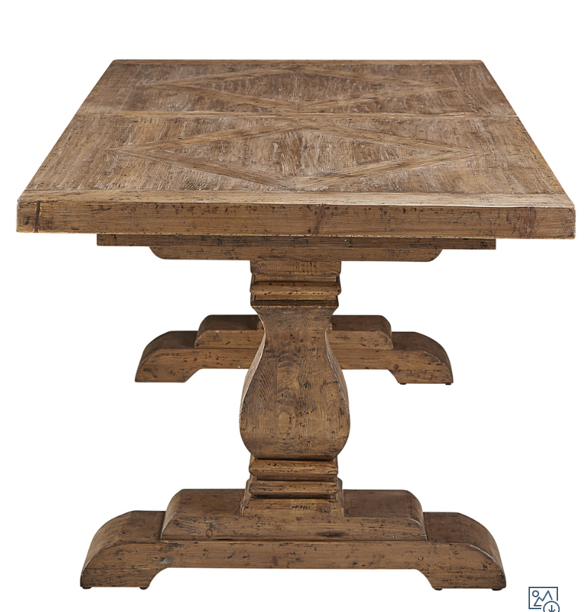 Reclaimed Wood Extension Table
