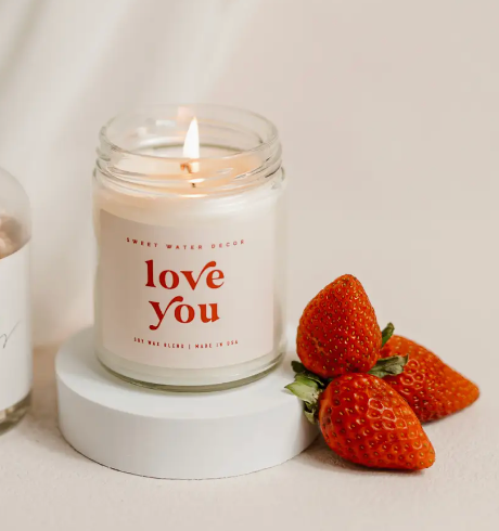 Love You Candle