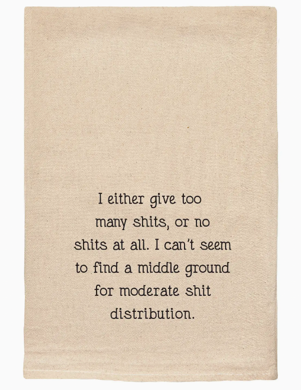 Shit Distribution Tea Towel