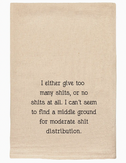 Shit Distribution Tea Towel