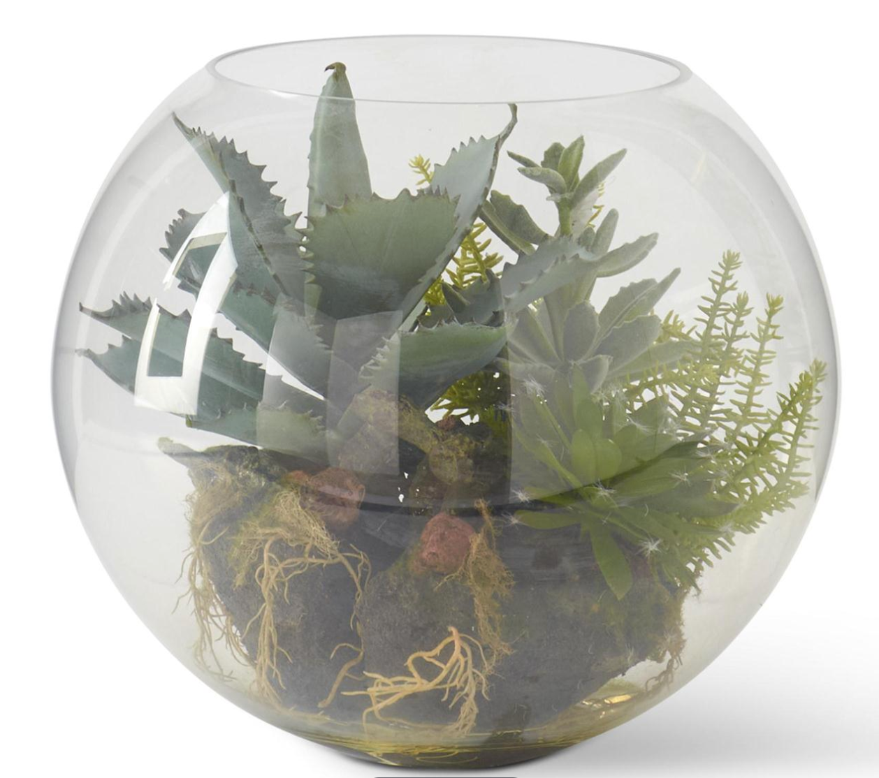13" Succulent Terrarium
