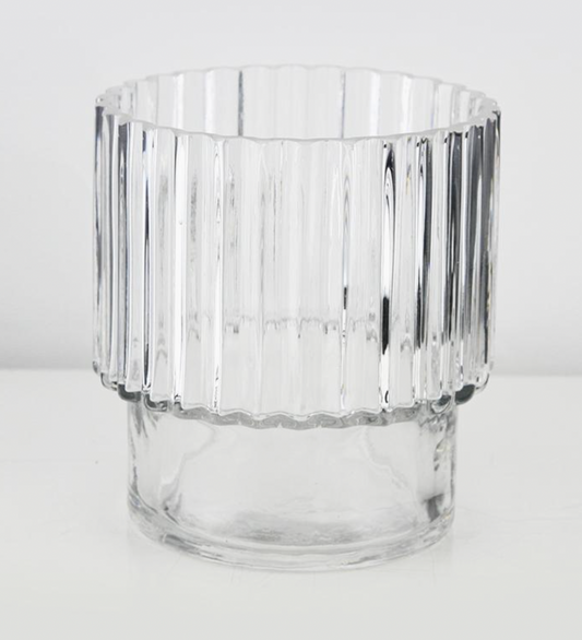 6" dia x 6" Fluted Vase