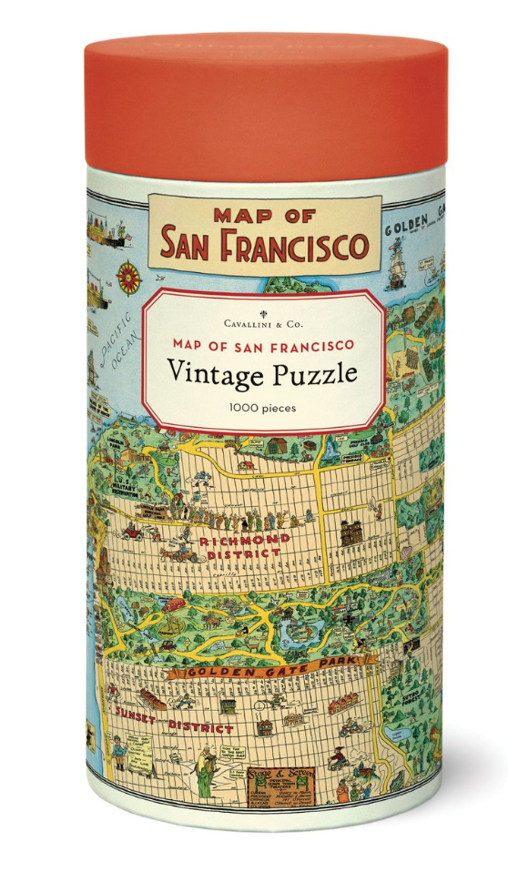 Map of San Francisco 1000 pc Puzzle